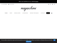 Tablet Screenshot of magaschoni.com
